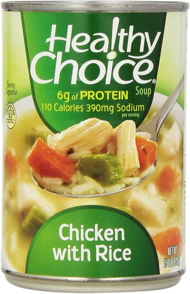 Amazon.com : Healthy Choice Soup 5 Chicken Noodle and 5 Chicken