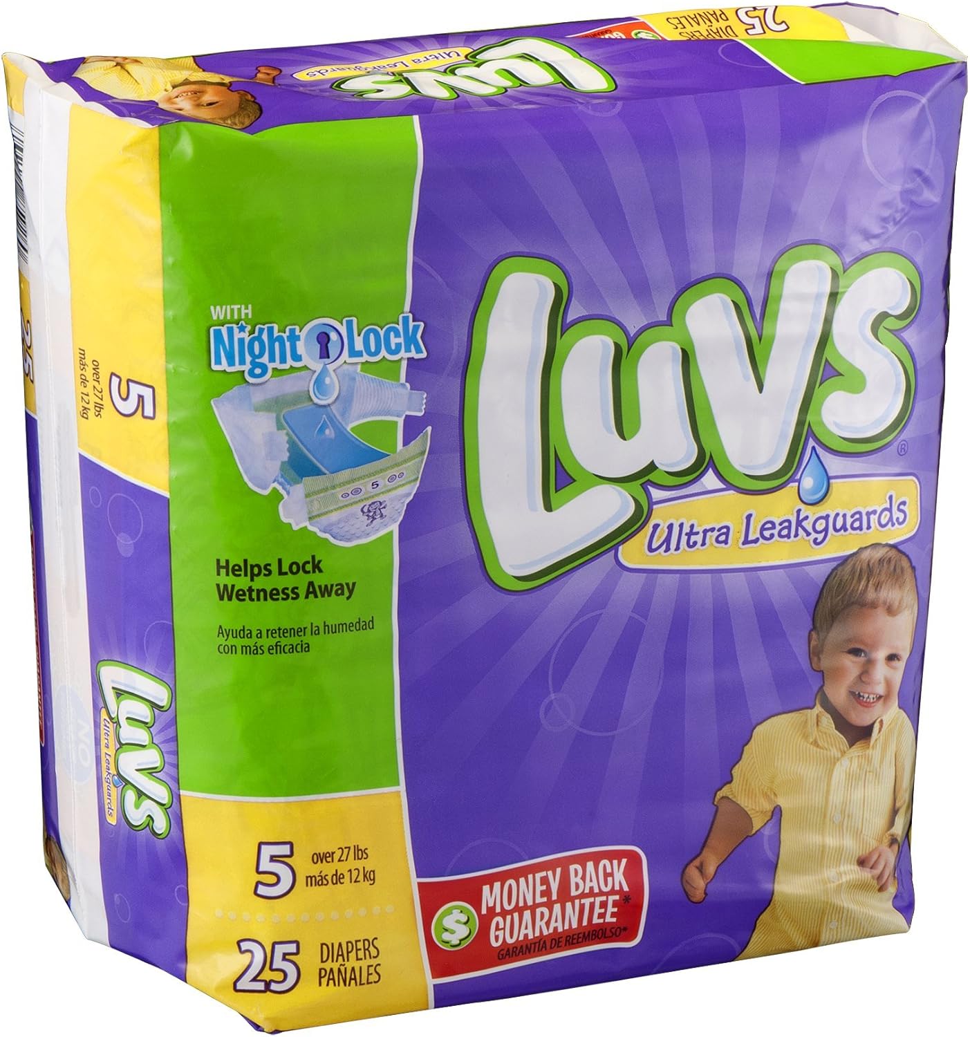 Luvs Ultra Leakguards Size 5 Diapers 25 Ct (pack Of 4) Amazon.ca Baby