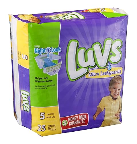 Luvs Elástico con pañales Ultra Leakguard tamaño 5, 25 unidades por paquete, 4 por caja.