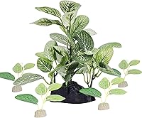 Vista 1 de 5 plantas artificiales para pecera, plantas de seda para peces Betta, pecera pequeña Betta, hierba, decoración acuática