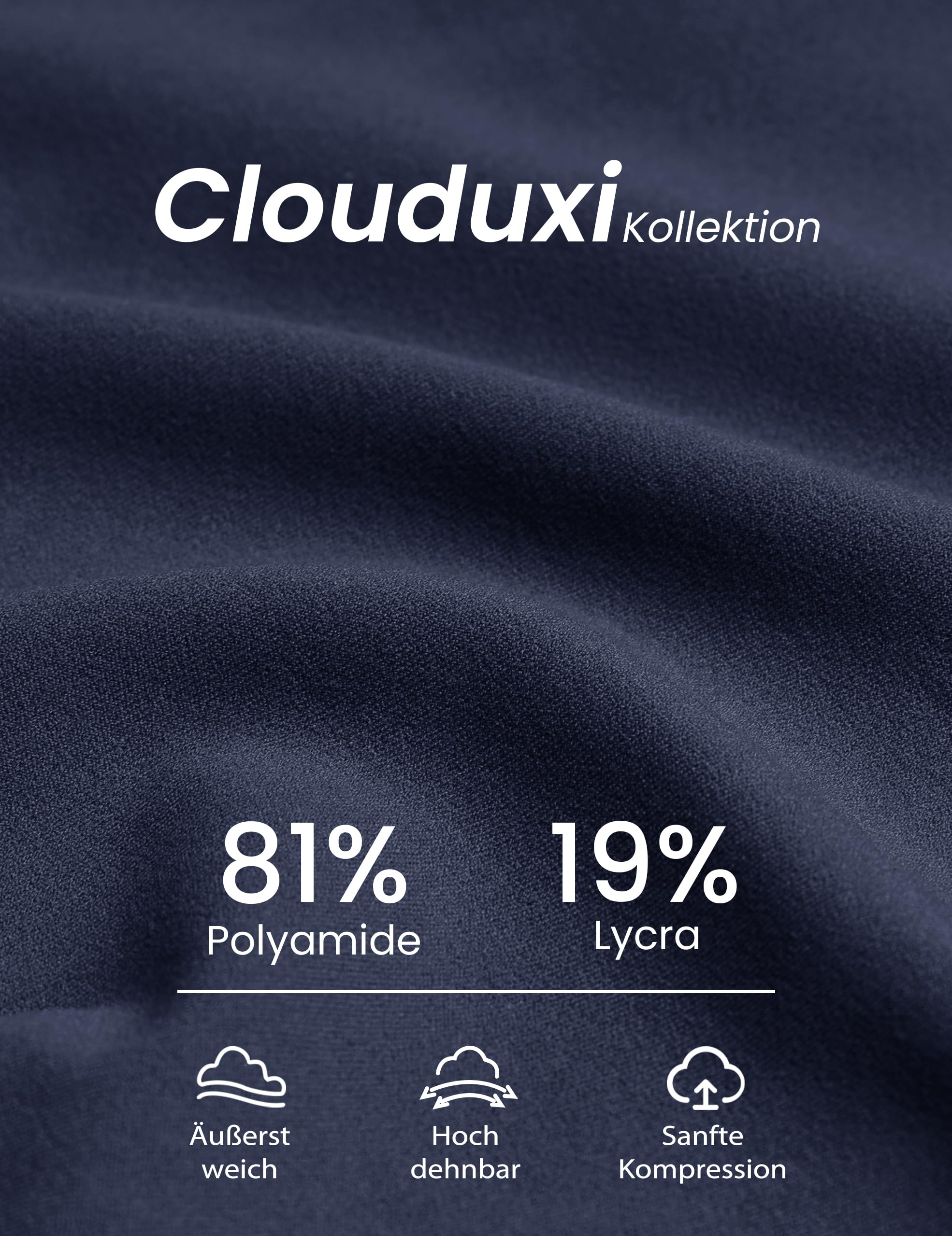 BAYDI Clouduxi, leggings sportivi da donna, opachi, per yoga, lunghi