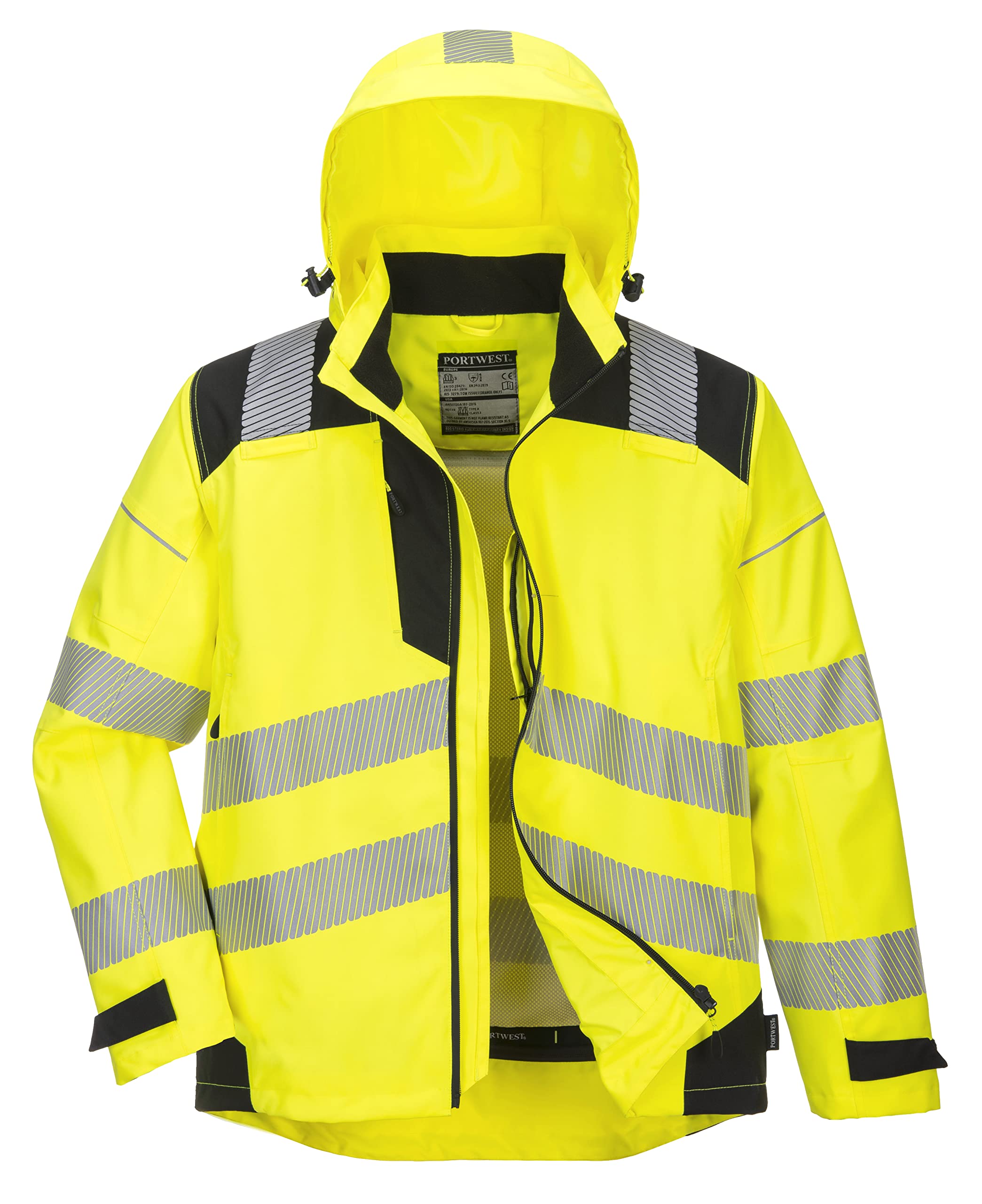 Portwest PW360 Men's PW3 Hi Vis Waterproof Extreme Rain Jacket