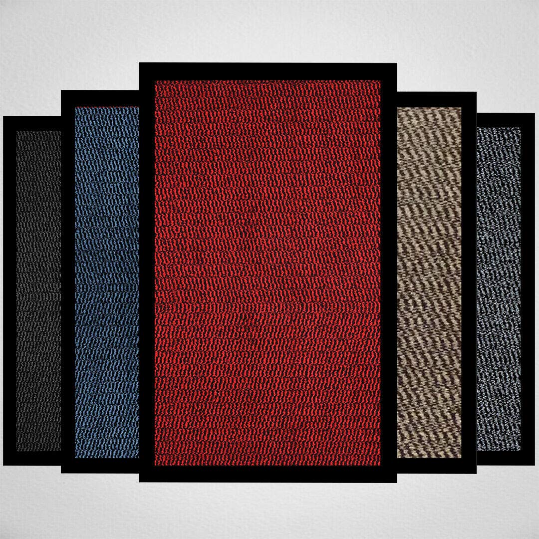 Milosc Doormat Dirt Trapper For Indoor & Outdoor Black Grey Washable Barrier Mat Heavy Duty Non - Slip Door Entrance Mat Kitchen Runner Super Absorbent Door Mat Indoor — image 1