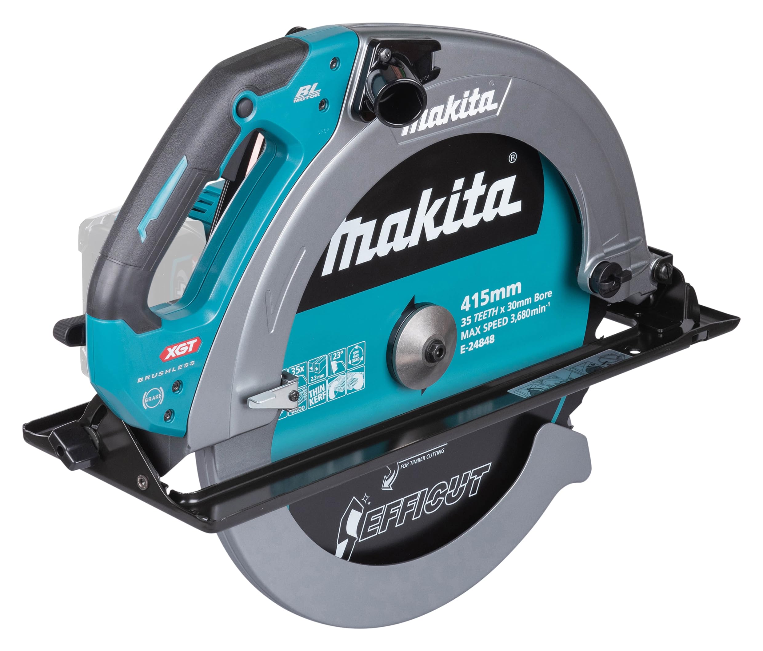 Makita HS013GZ 40V Max Li-ion XGT 415mm Sierra circular sin escobillas, baterías y cargador no incluidos