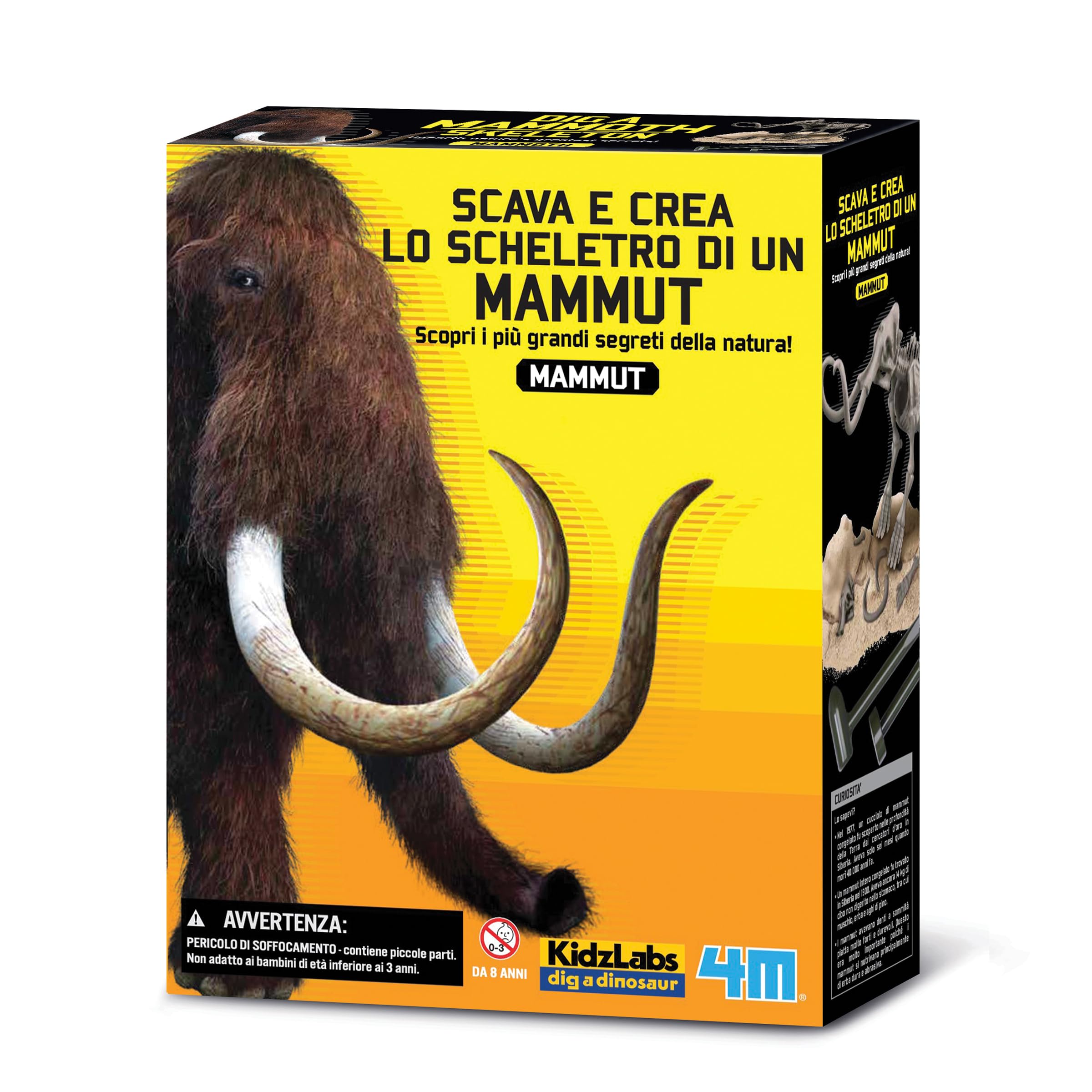 Amazon | 4M 発掘&組立 マンモス 03236 | 化石・発掘 | おもちゃ