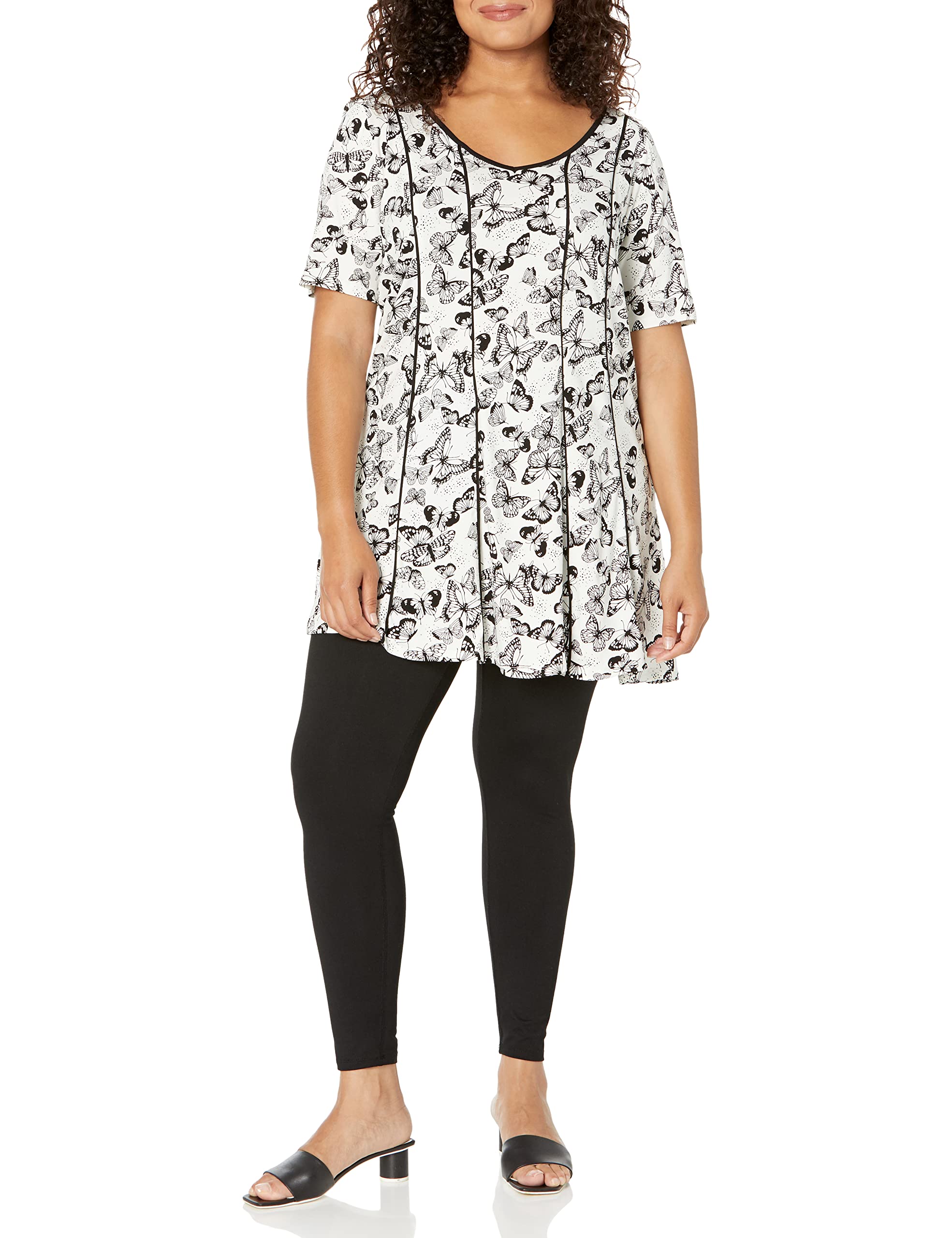 AvenueWomen's Plus Size Tunic Panl PRT