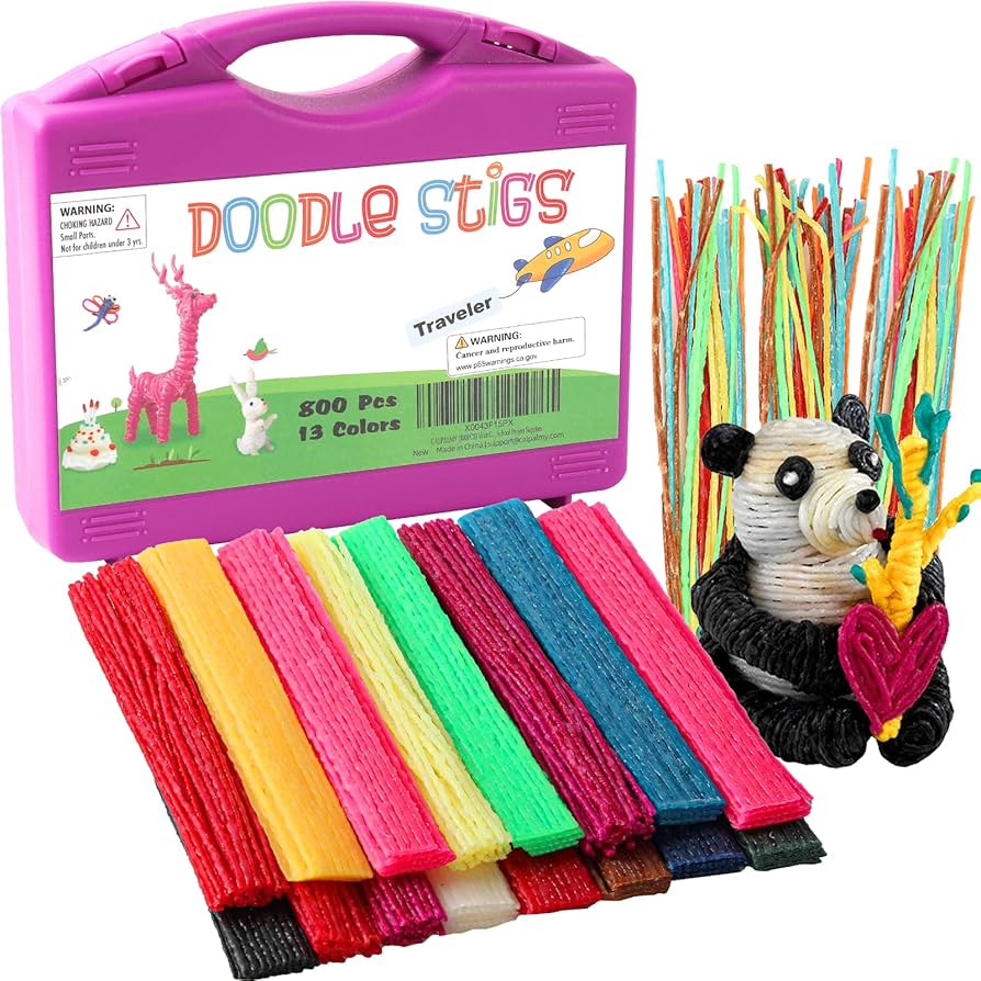 Amazon.com: CALPALMY Wax Craft Sticks 800PCS - 13 Neon