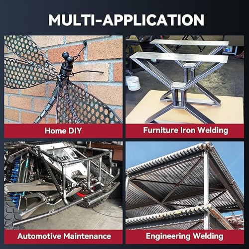 Miniatura 5 de ARCCAPTAIN Soldador MIG 160A, máquina de soldadura 4 en 1 110 V 220 V, núcleo de flujo MIG/GAS MIG/elevación TIG soldadora/máquina de soldadura con