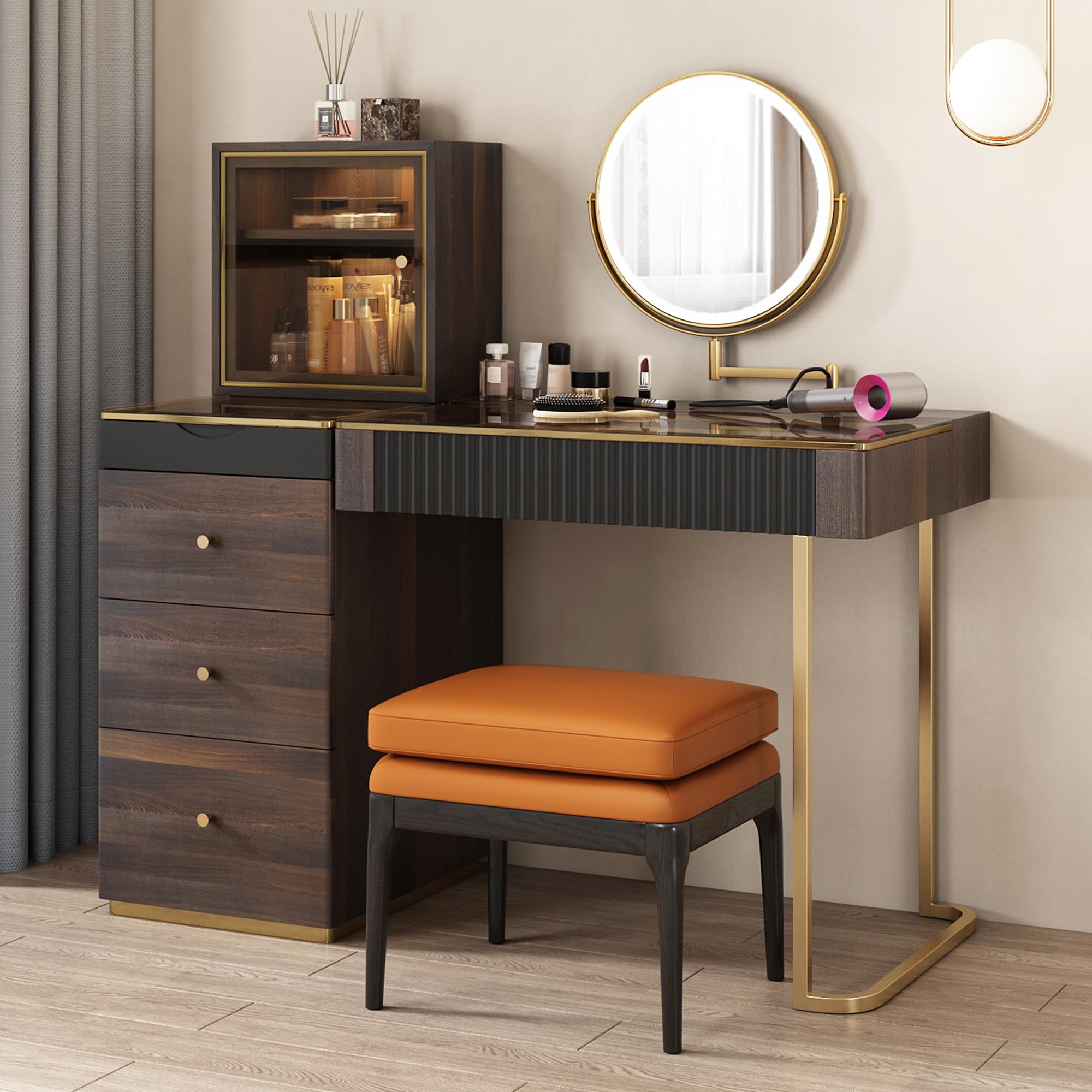 KidKraft Middelgrote Kaptafel Met Kruk - Beste prijs