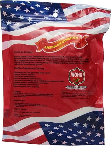 Miniatura 2 de WOHO # 120.8 American Ginseng Grande Prong Fiber 8oz. Bolsa