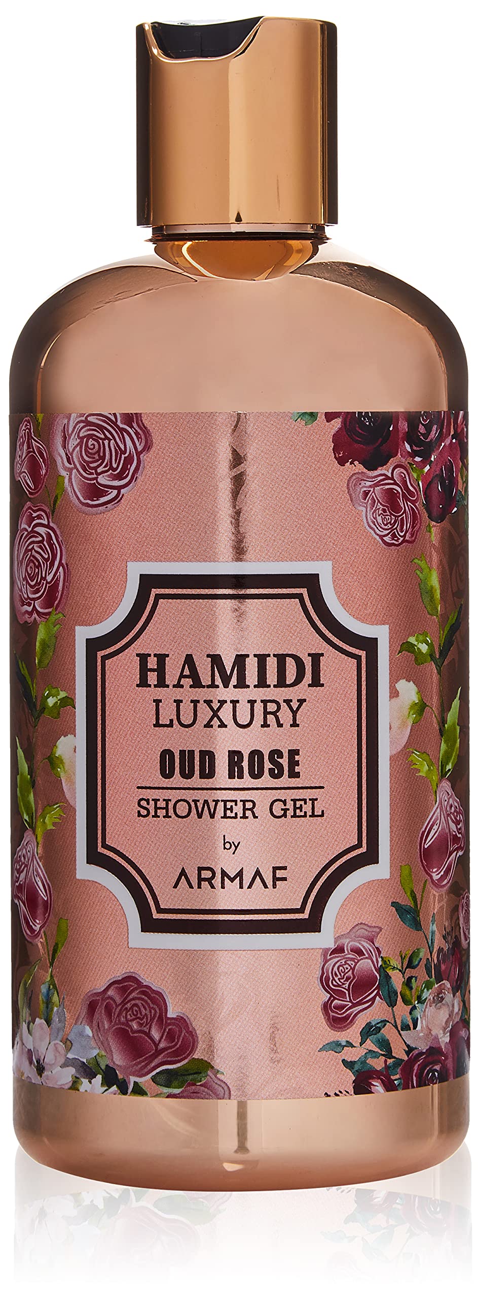 Hamidi Luxury Oud Rose Shower Gel 500ML | Non-Alcoholic | Ultra Moisturizing | Feel Soft, Smooth & Refreshed