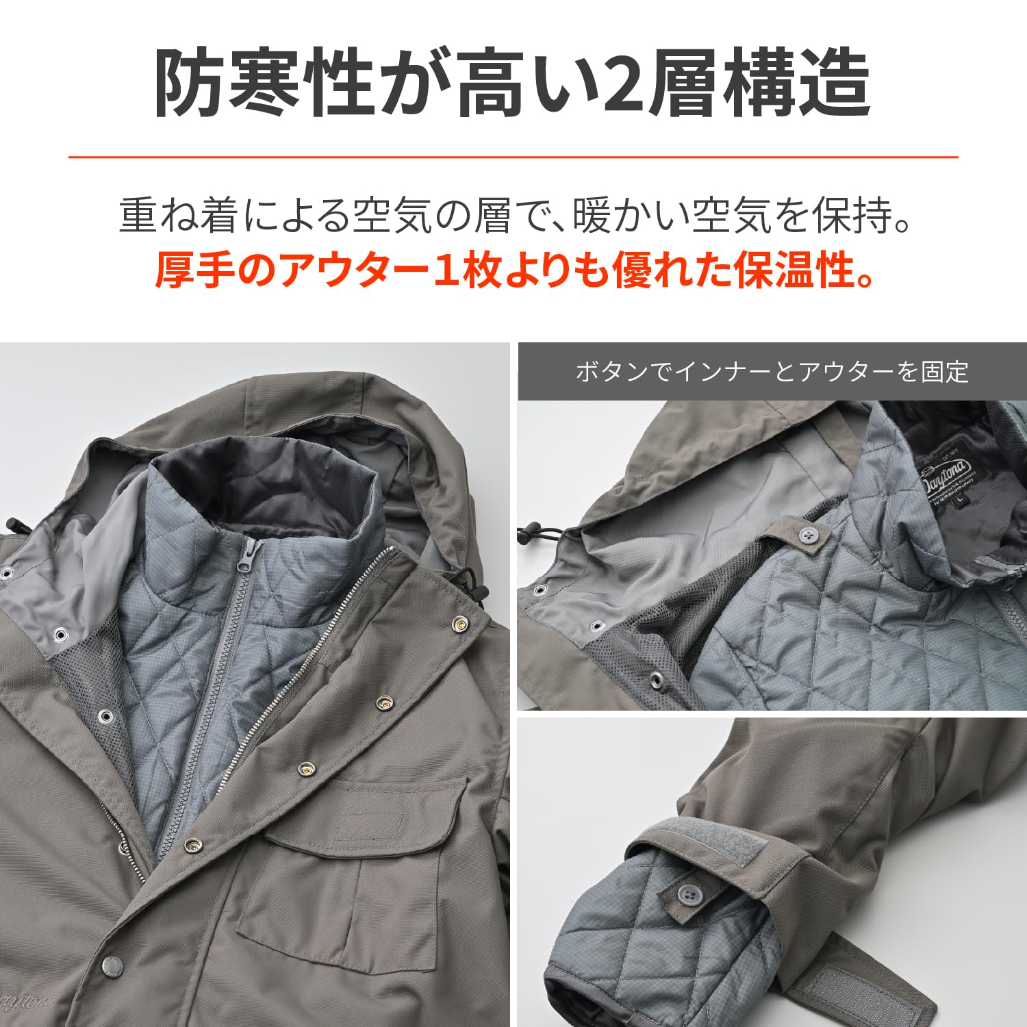 Amazon | デイトナ(Daytona) バイク ジャケット 春秋冬 CE規格 ソフト 