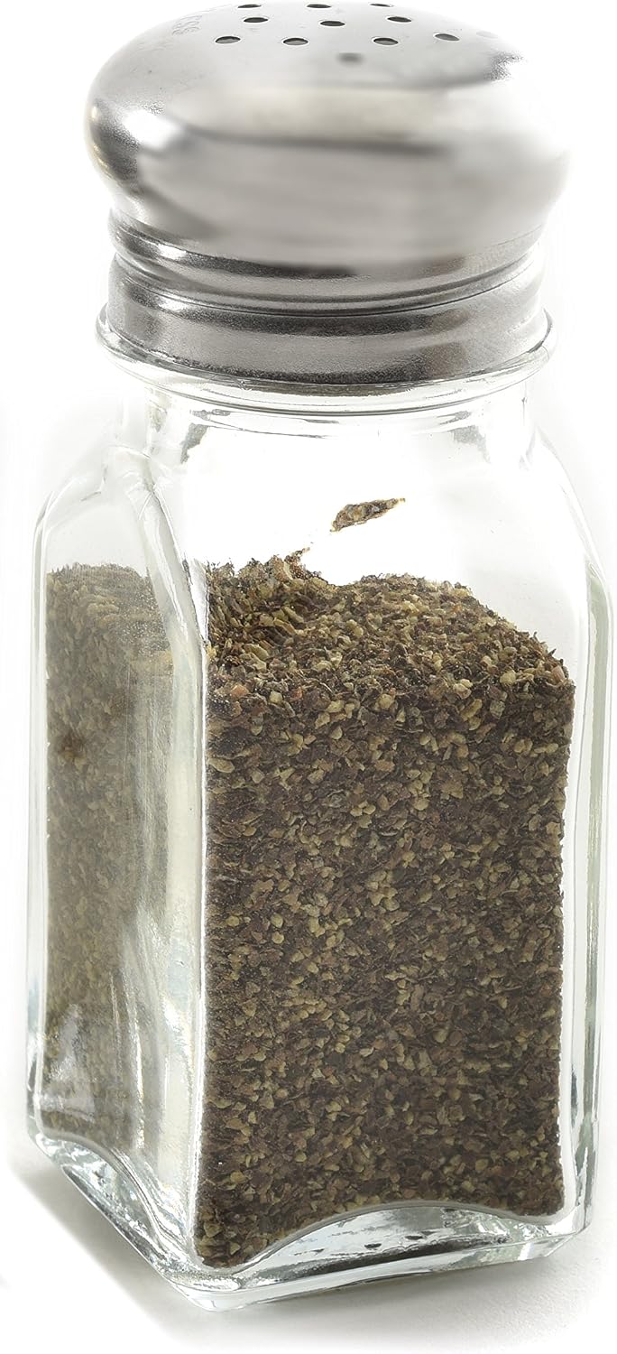 Norpro Glass Salt or Pepper Shaker, Single, As Shown