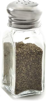 Norpro Glass Salt or Pepper Shaker, Single, As Shown