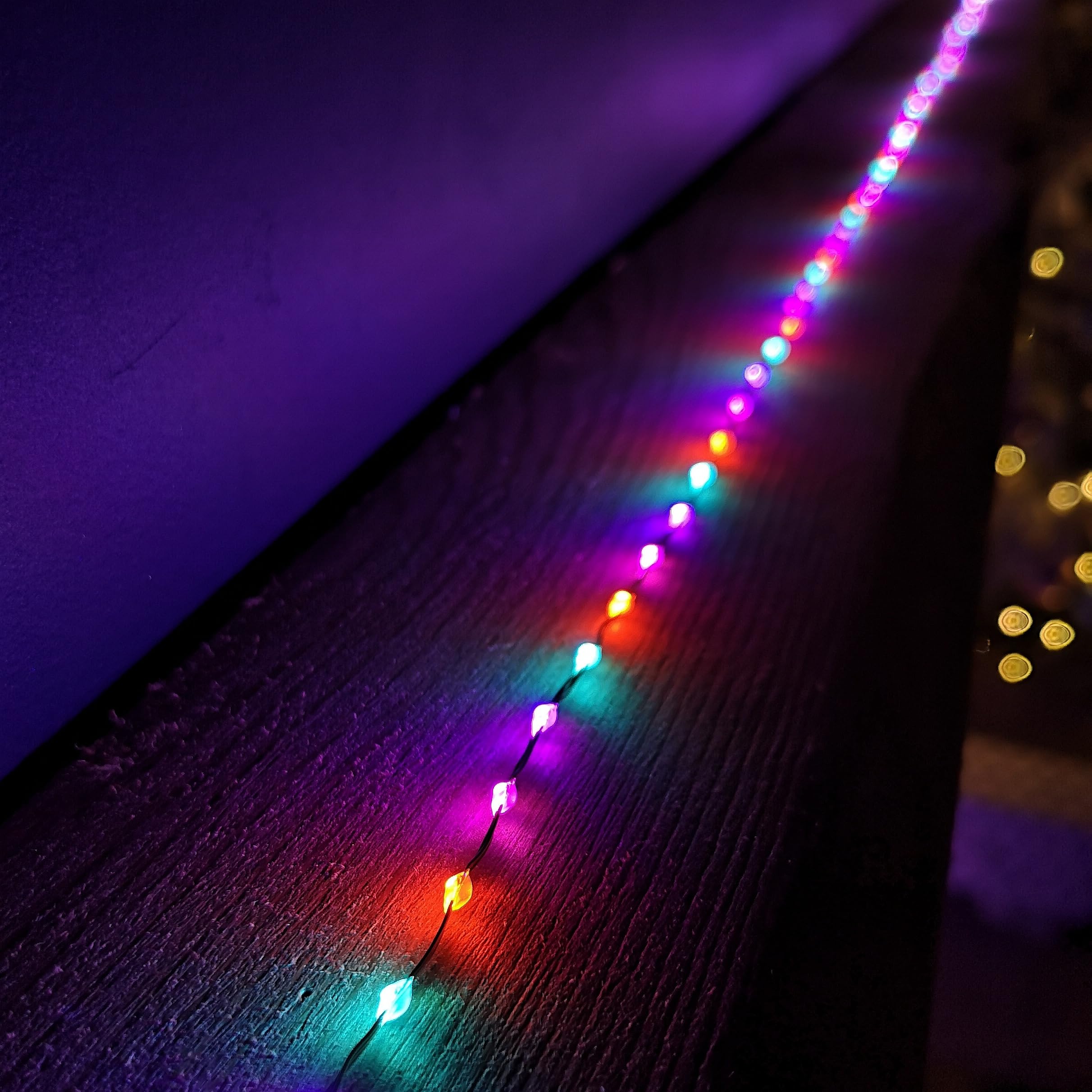 Premier 12.8M Compact Microbrights Christmas Lights With 800 Leds In Rainbow