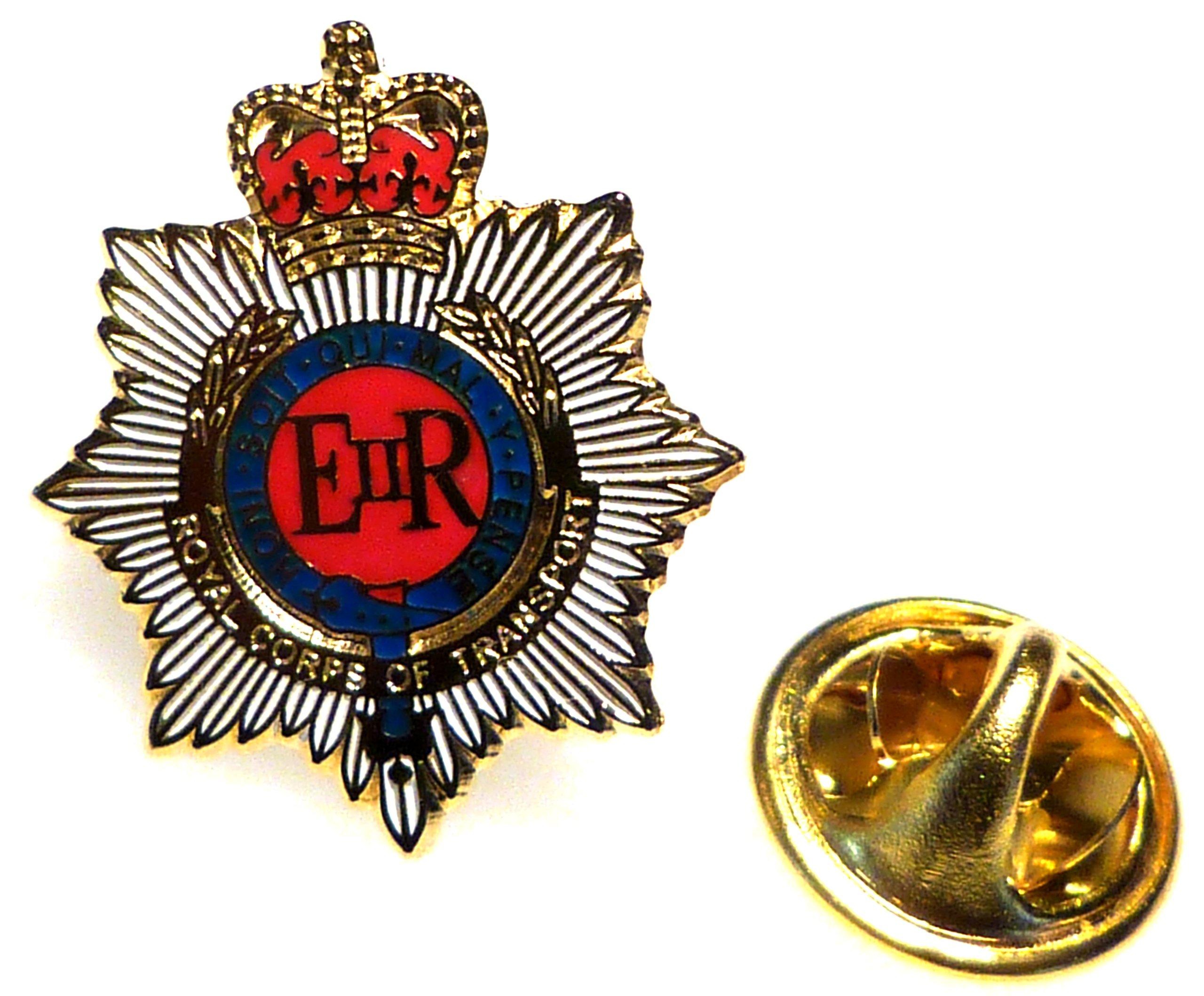 The Quartermaster Online Men's As Per Picture Rct Royal Corps Of Transport Lapel Pin Badge (Metal/Enamel)