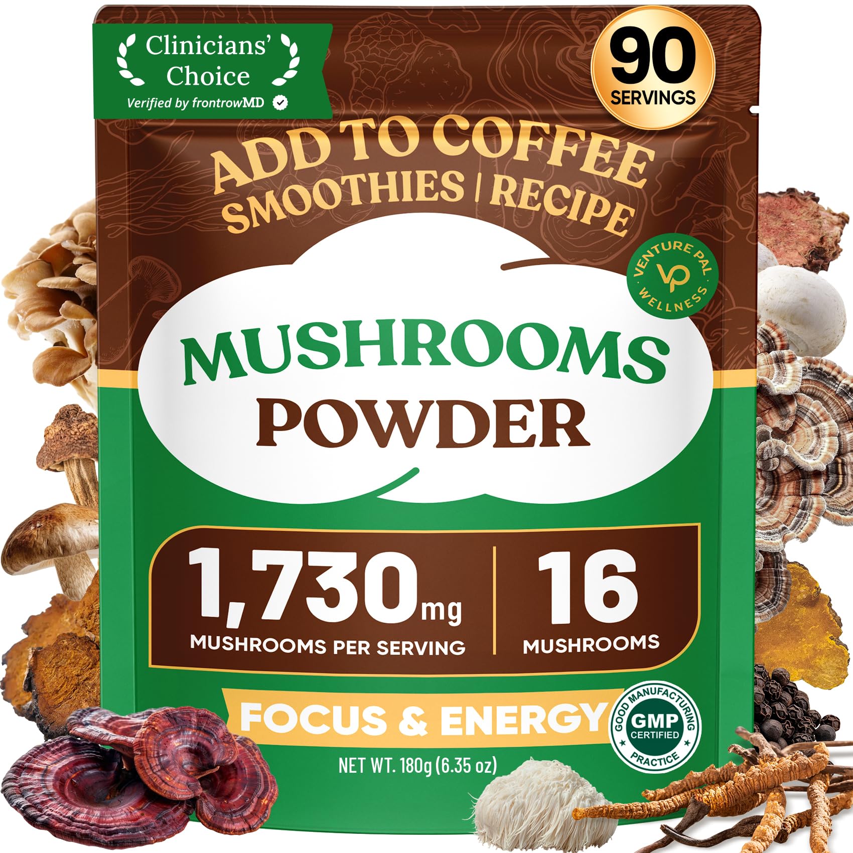 Venture Pal 16 in 1 Mushroom Powder