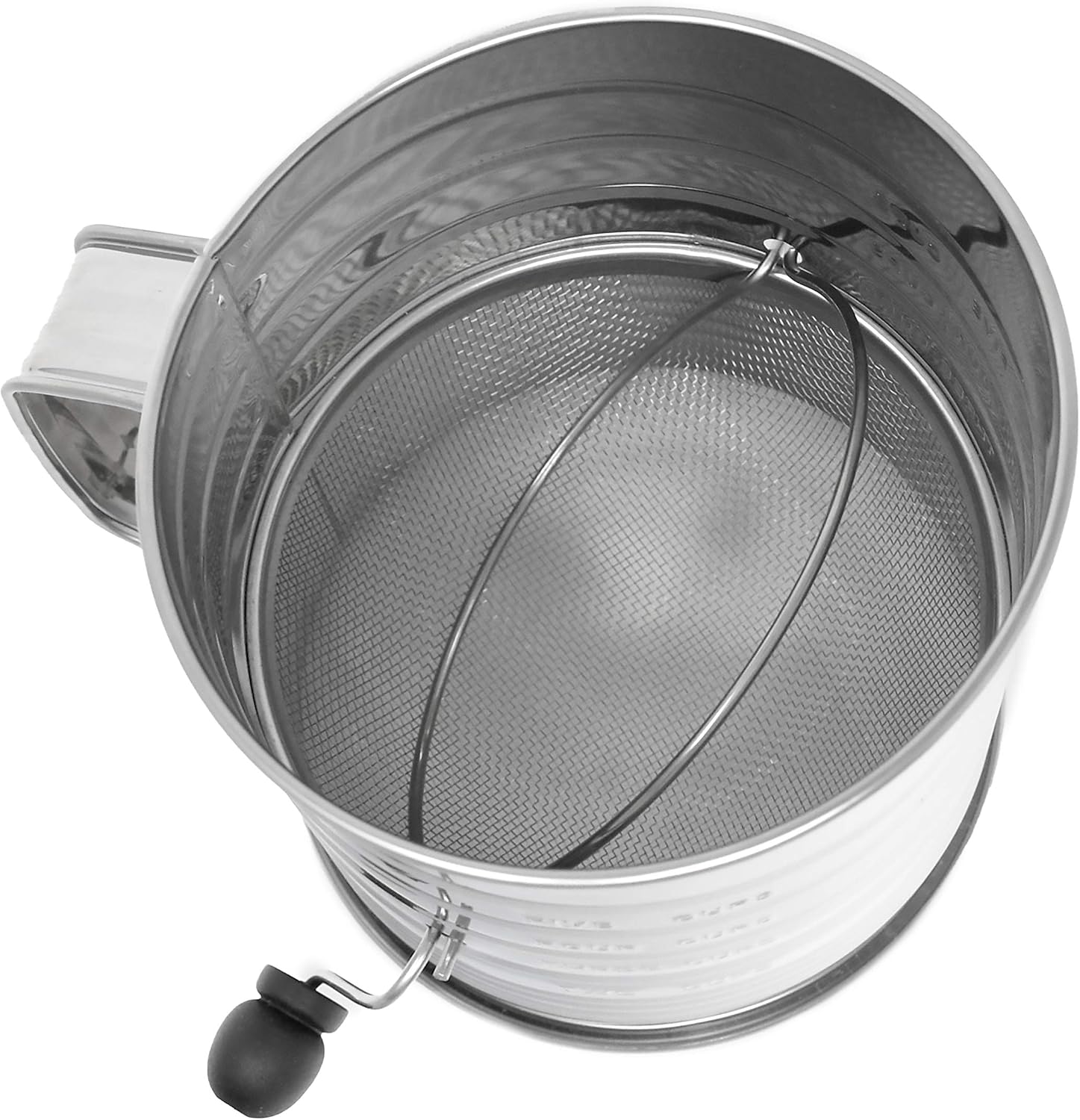 Norpro 5-Cup Stainless Steel Hand Crank Flour Sifter