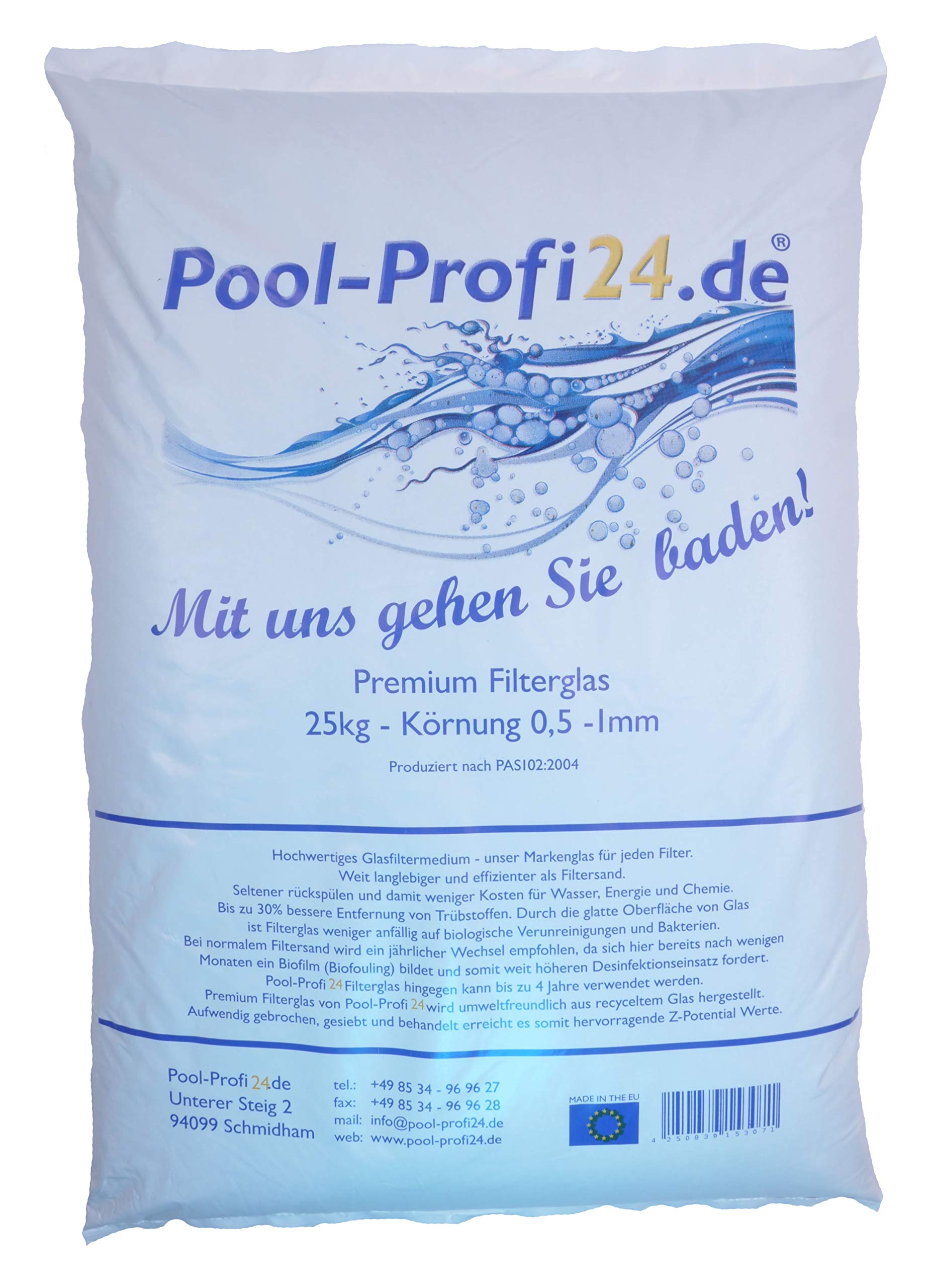 Pool-Profi24.de Filterglas Premium (grün)