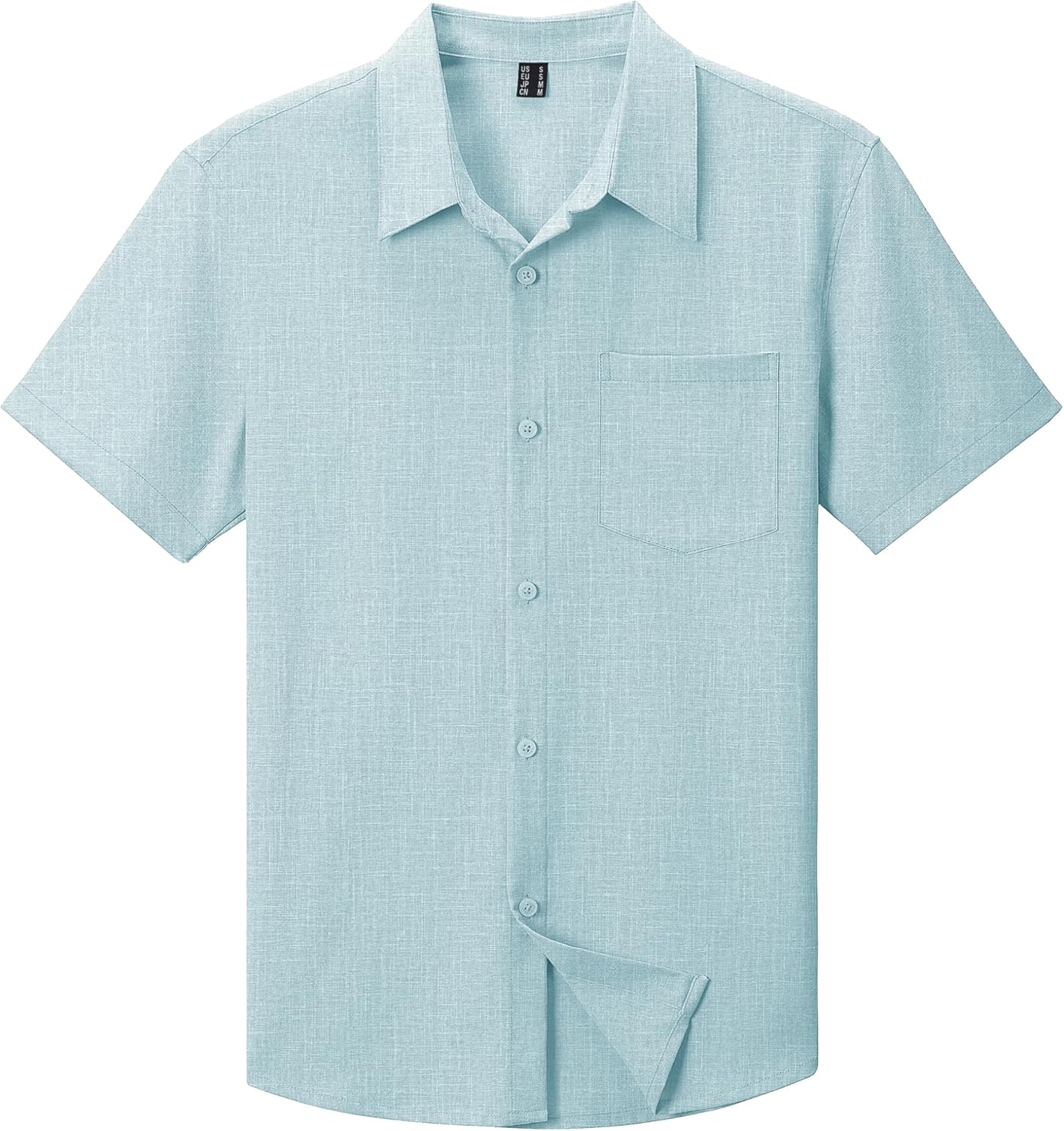 MAGCOMSEN Men's Short Sleeve Button Down Shirts Summer Casual Shirts Beach Vacation Textured Shirt with Pocket - Image 4