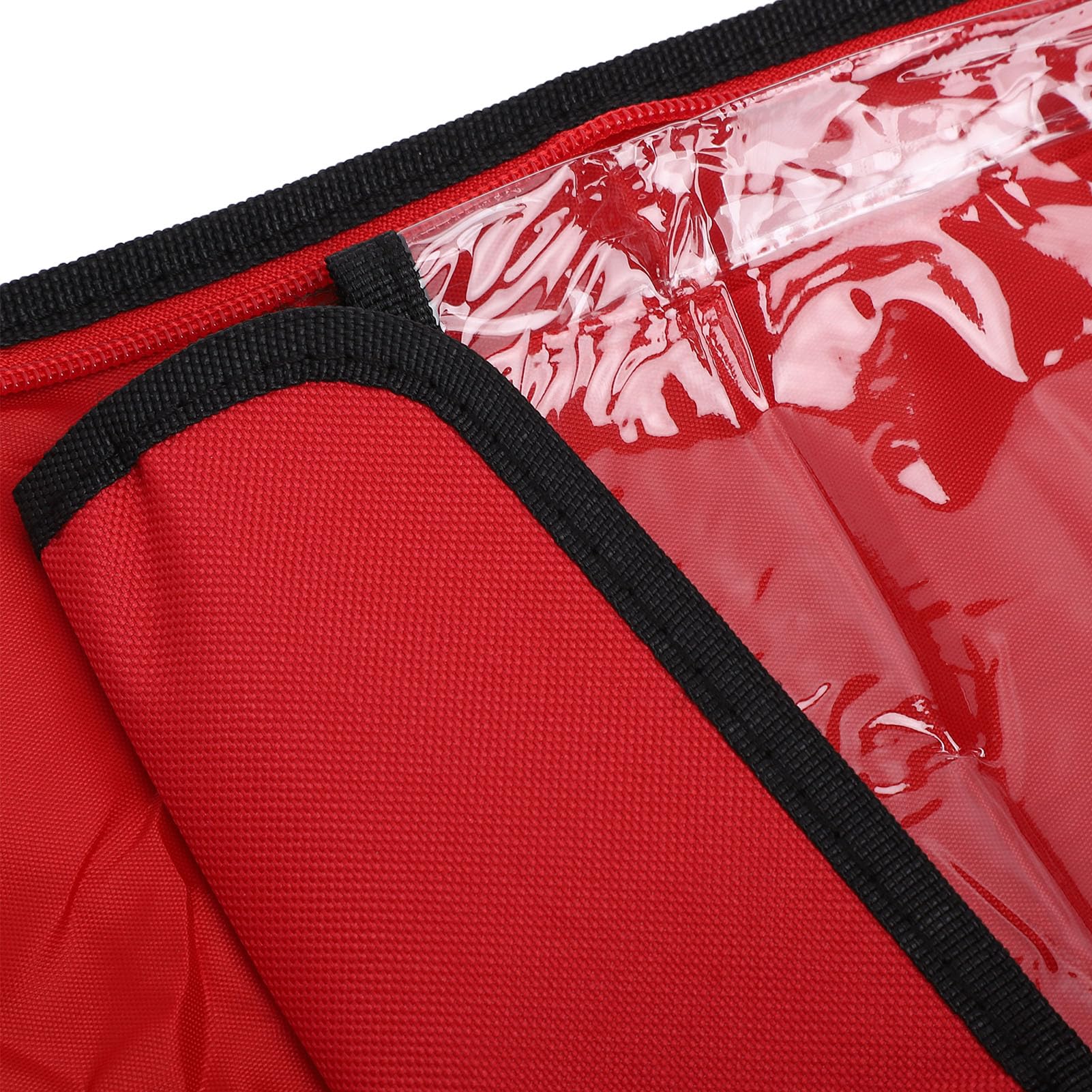 Geschenkpapier-Aufbewahrungsbehälter, 600D Oxford-Gewebe, wasserdicht, staubdicht, rot, tragbar, Unterbett-Geschenkpapier-Organizer