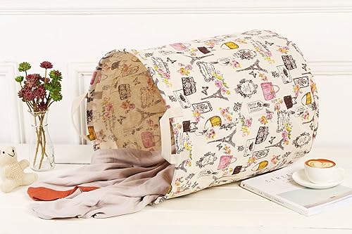 Miniatura 7 de Cesto de ropa sucia Merdes plegable e impermeable de 19.7 in, canasta para ropa sucia de lavandería, contenedor de almacenamiento para ropa de cama,