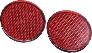 Car Rear Left Right Bumper Reflector 26561-EB300 26560-EB300 for Nissan Pathfinder 2005-2012 Plastic Red (Set of 2)