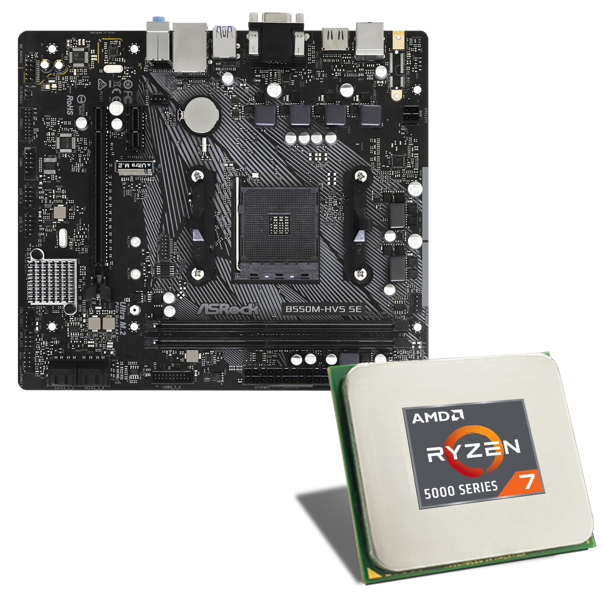 AMD Ryzen 7 5700G / ASRock B550M-HDV Mainboard Bundle | CSL