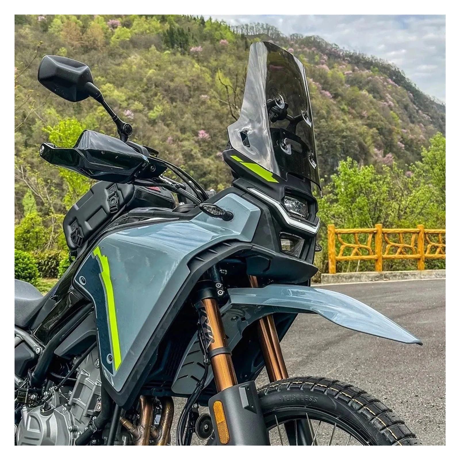 Motorvoorruit Voor CFMOTO 450MT 2024 Motorfiets Voorruit Windgeleider Accessoires Kuip Verhoog Windscherm Windscherm Voorruitverlenging(G