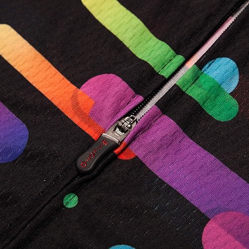 Miniatura 10 de Maillot de ciclismo para mujer manga corta y babero de verano acolchado Art, Balck, Bicycle, Bike, Breathable, Bus, Change, Children, Colorful, Ear,