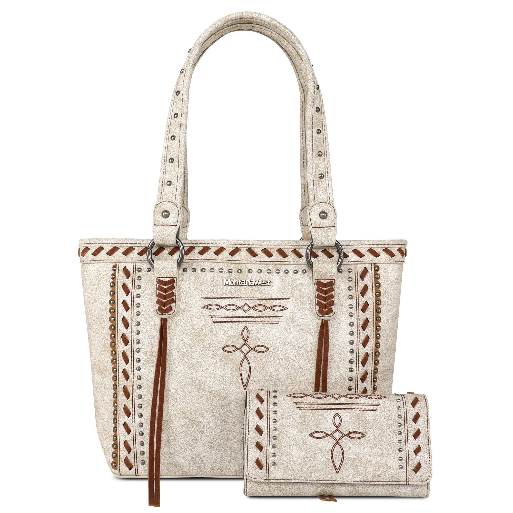 Montana West Genuine Leather Tooled Crossbody Purse For Women Buckle Handbag Western Cowgirl Shoulder Bag