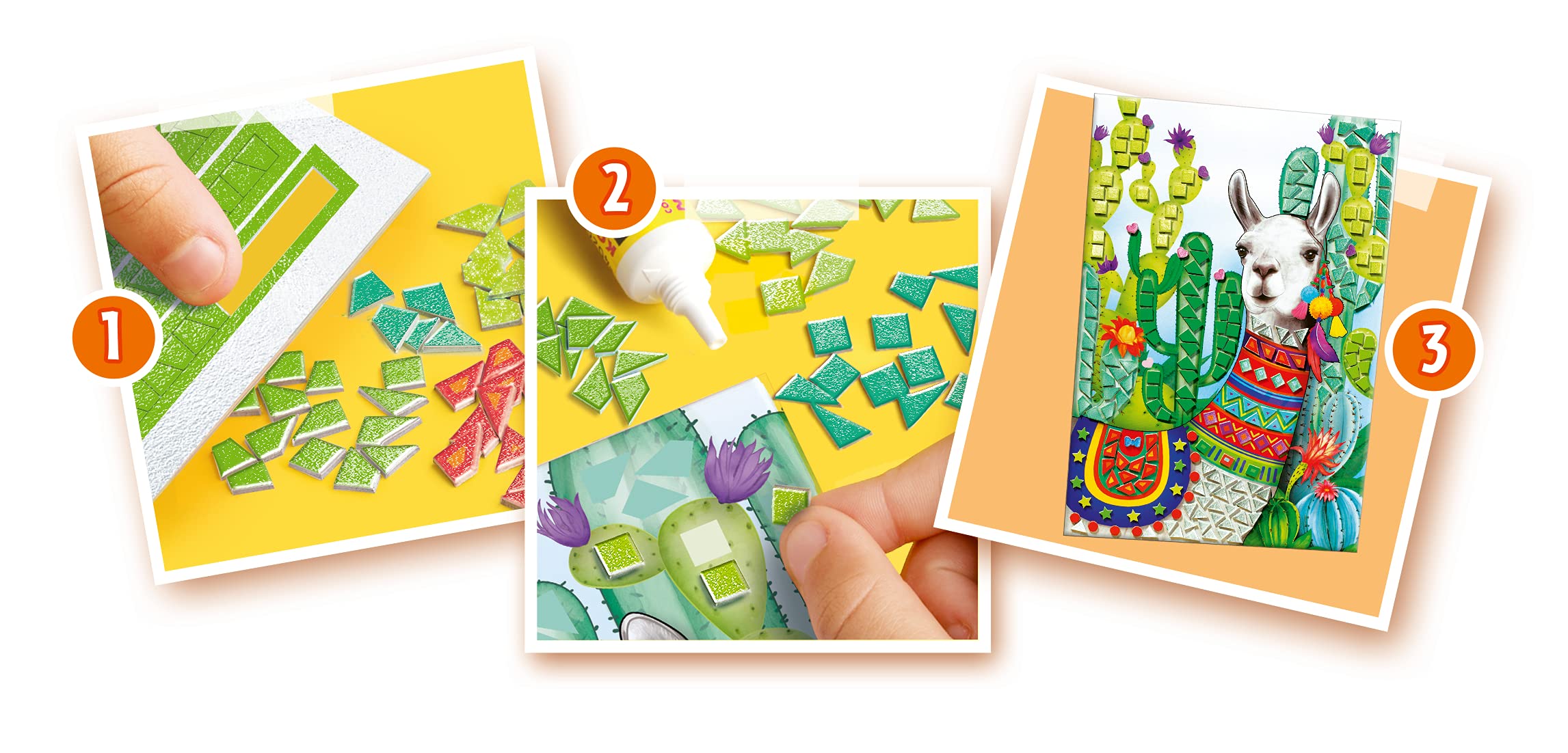 Ravensburger – Coffret Mosaïque Maxi, 3 Objets (plateau, Arbre Bijoux, Boîte Ronde), +1000 Tesselles, 5 Couleurs, Dès 7 Ans
