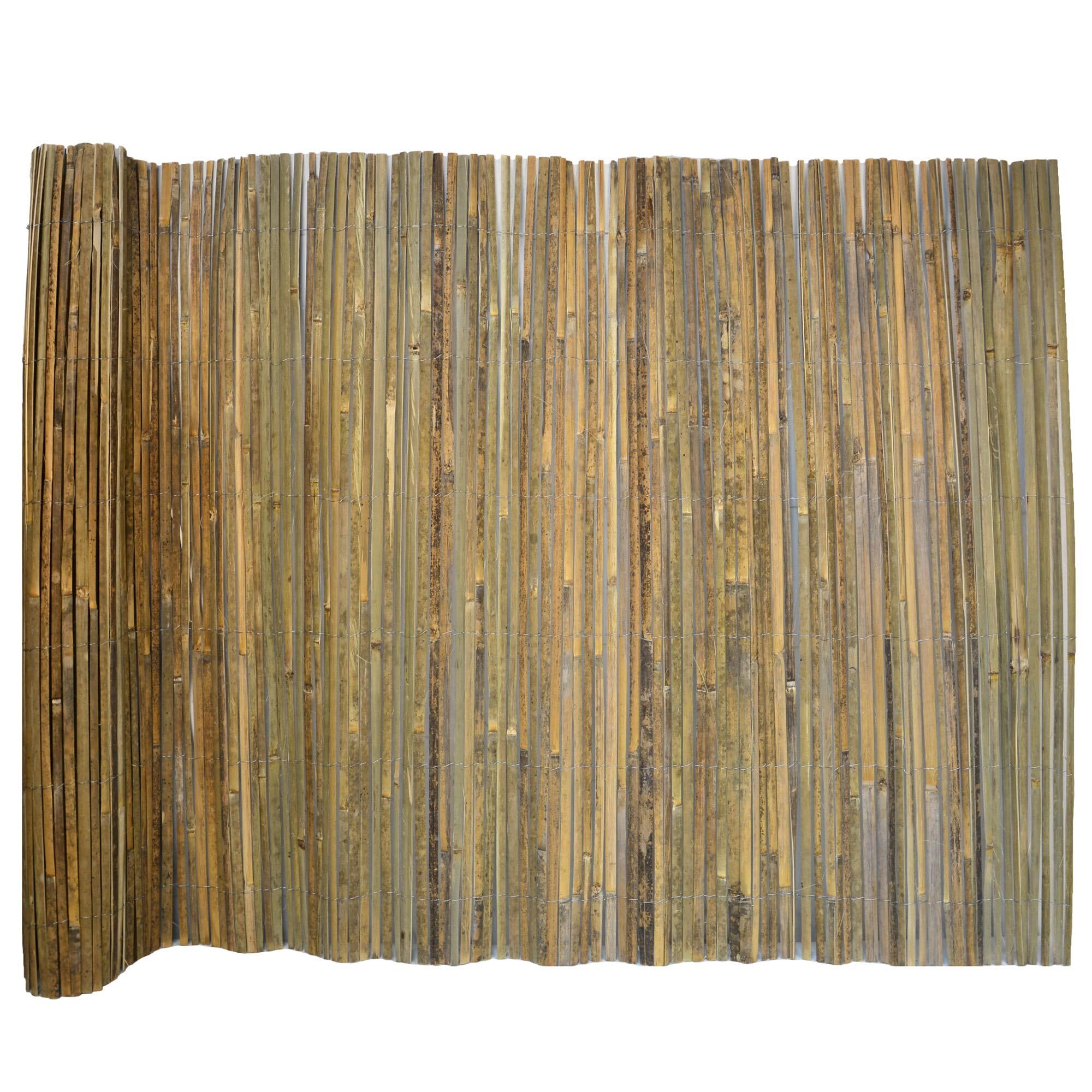 UNUS Bambus-Sichtschutzmatte 160x300 Flacher Bambus Sichtschutz Gartenzaun  Bambusmatte Sichtschutzzaun Balkon-Sichtschutz Zaun fr Garten, Balkon oder  Terrasse : Amazon.de: Garten
