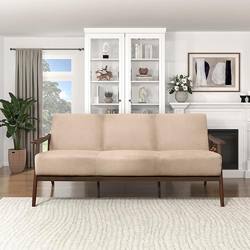 Miniatura 13 de Lexicon Savry - Silla decorativa con brazo de madera de tela de 29 pulgadas de ancho, color naranja Naranja,Marrón claro,Gris