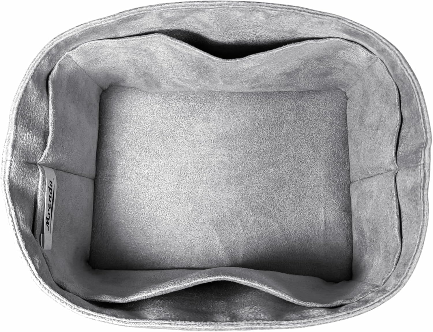 Purse Organizer Insert for Picotin 18 Bag Handbag, Faux Suede Fabric, Lightweight, Fits Perfectly, Sturdy, Gift Ideas for Women (Gray PC18S)
