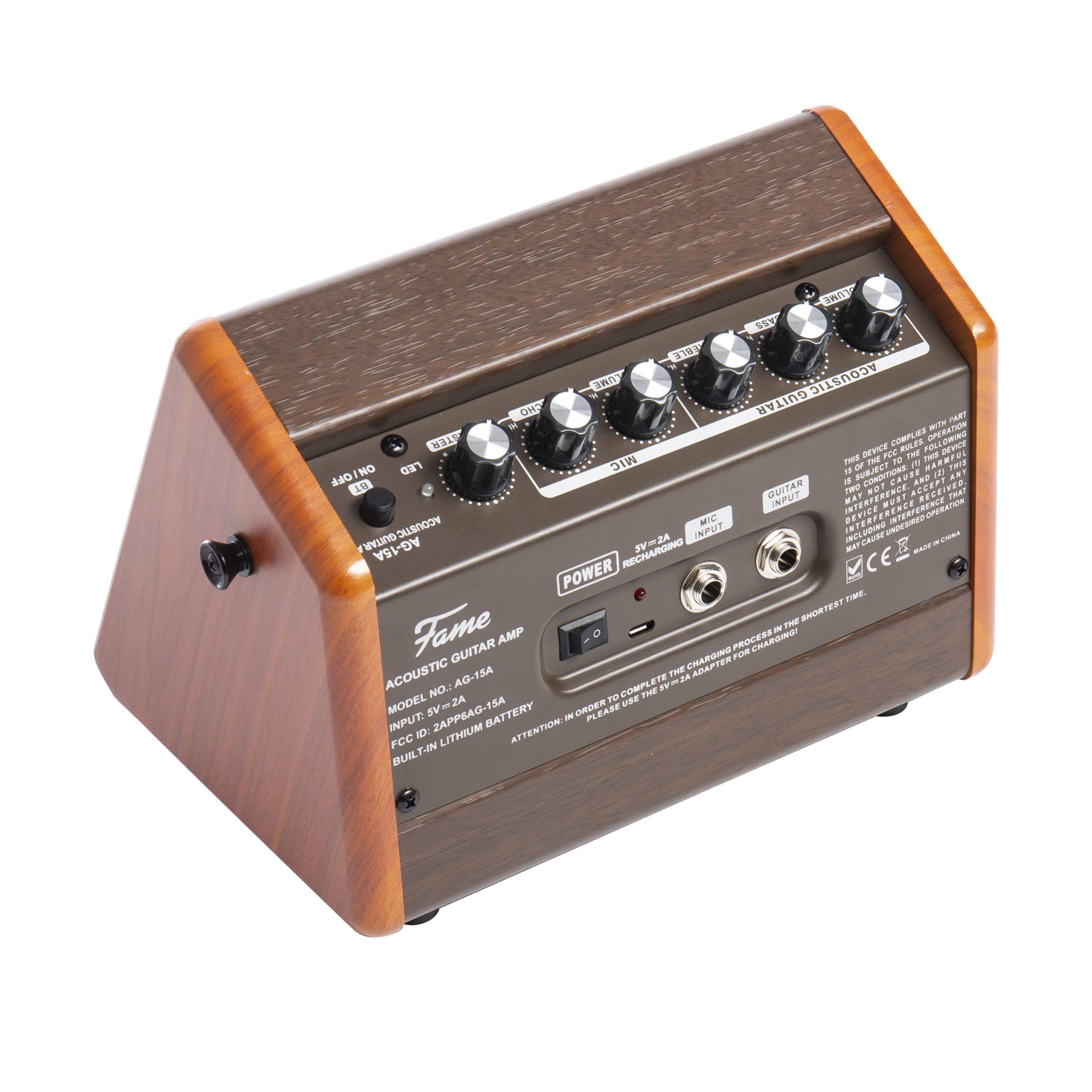 Fame AG-15A Battery Amplifier (Electro-Acoustic Guitar) - Amplificateur pour Guitare Acoustique