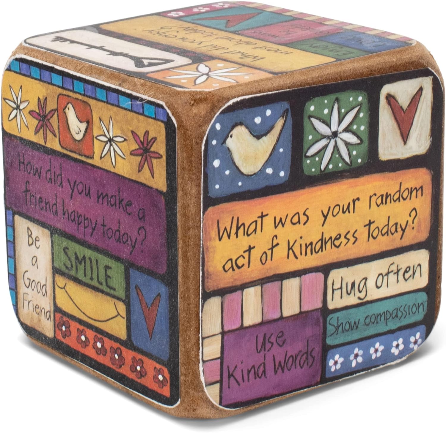 DEMDACO Table Talk Family Values 3 Inch Square Conversation Activity Game Dice