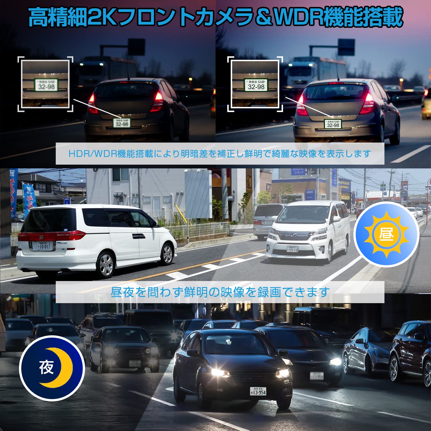 AKEEYO ドライブレコーダー ミラー型 12インチ 前後カメラ Amazon.co.jp: AKEEYO 360°カメラ 全方位録画 ドライブ