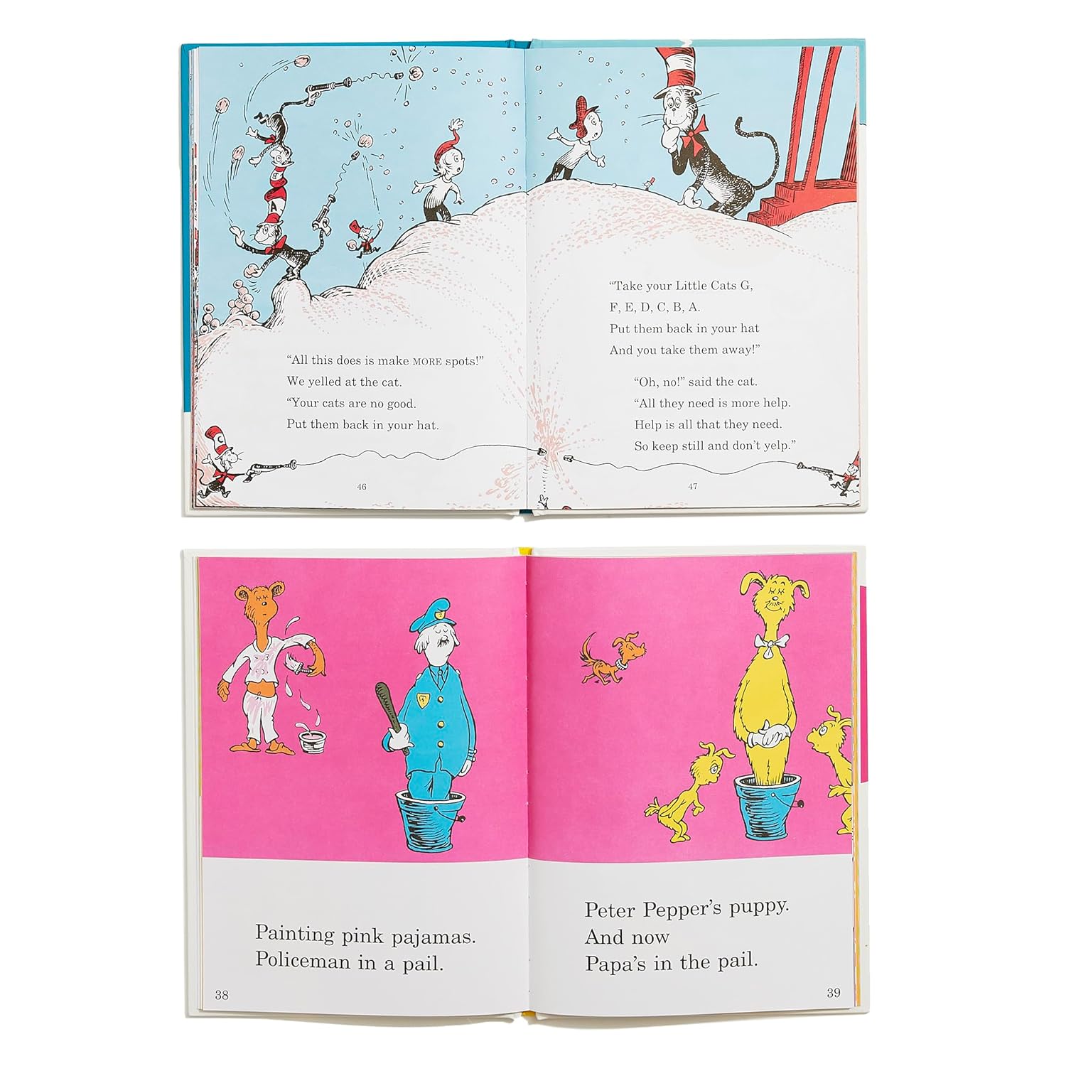 Dr. Seuss's Second Beginner Book Boxed Set Collection: The Cat in the Hat Comes Back; Dr. Seuss's ABC; I Can Read with My Eyes Shut!; Oh, the Thinks You Can Think!; Oh Say Can You Say?