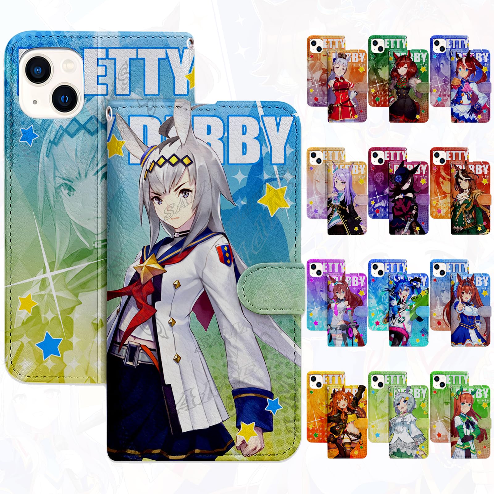 Amazon.co.jp: ウマ娘 スマホケース 手帳型 iphone 8/7 plus ケース