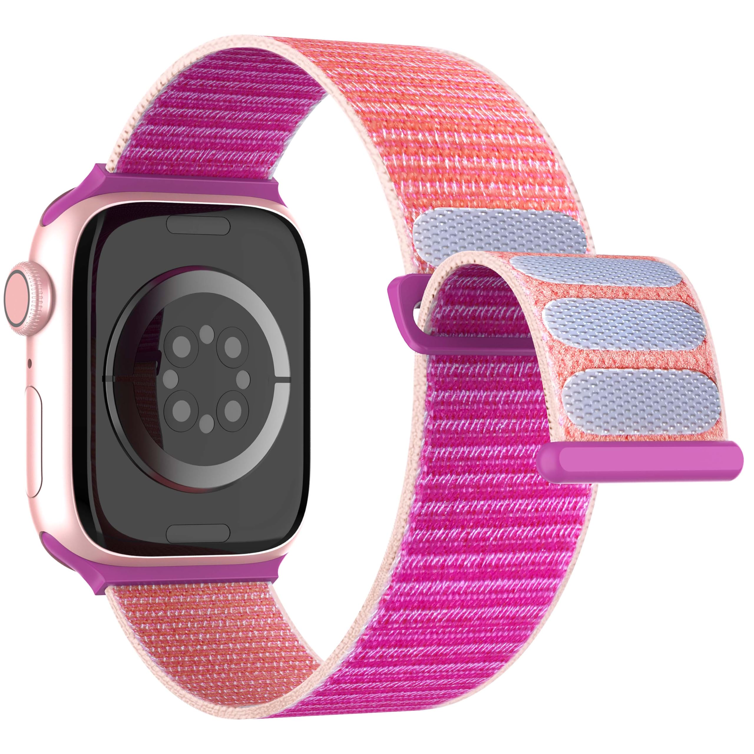 ADCNLG Nylon Bands Compatible with Apple Watch Band Women 40MM 38MM 41MM 42MM 44MM 45MM 49MM, Sport Loop Strap for iWatch Series SE 9 8 7 6 5 4 3 2 Ultra