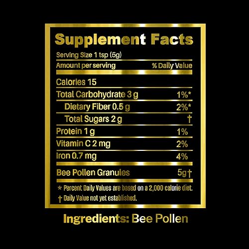 Miniatura 3 de Honey Plus Co Polen de abeja fresca 100% natural  (antioxidante, para alergias, resistencia, músculo) 2.5 onzas