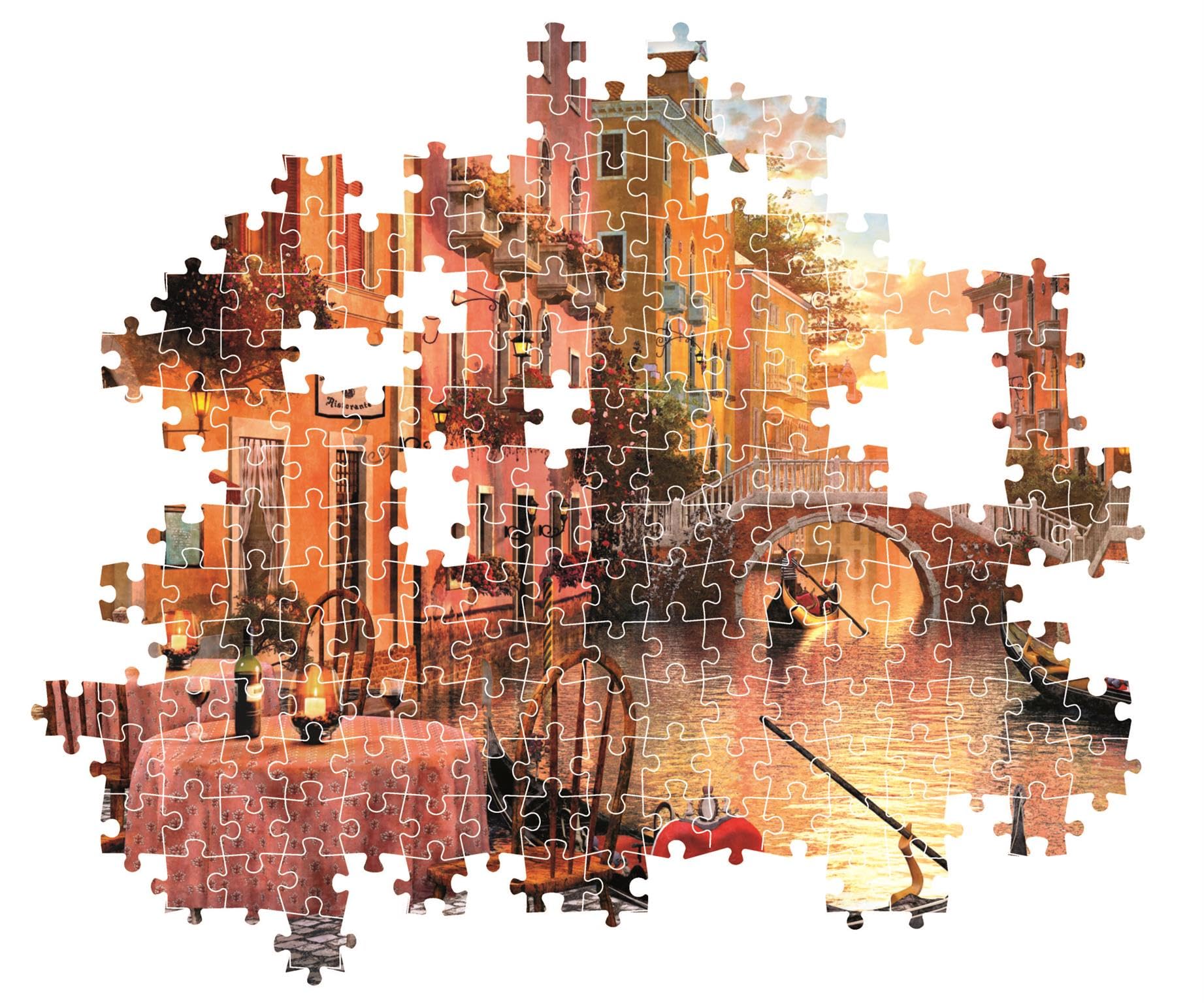 Puzzle Clementoni 1500 Pezzi, Panorama Venezia, 59,5x84,5 Cm, Made In Italy, Con Poster