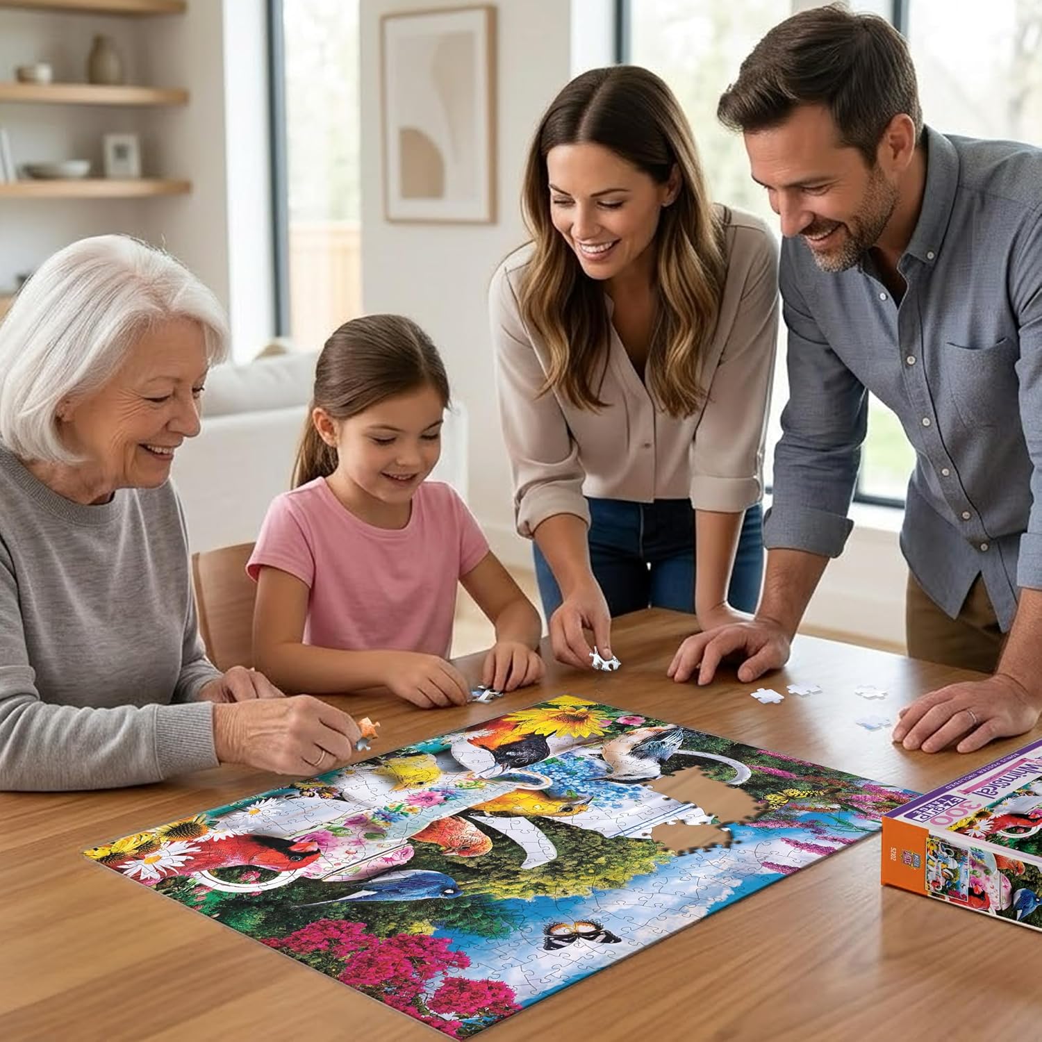 Masterpieces 300 Piece EZ Grip Jigsaw Puzzle - Garden Party - 18"x24"