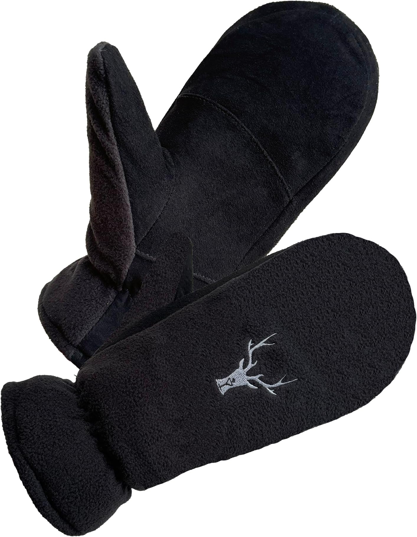 Winter Mittens with Soft Deerskin Suede Leather & Thermal Polar Fleece & Warm C100G 3M Thinsulate Insulation SD5171M