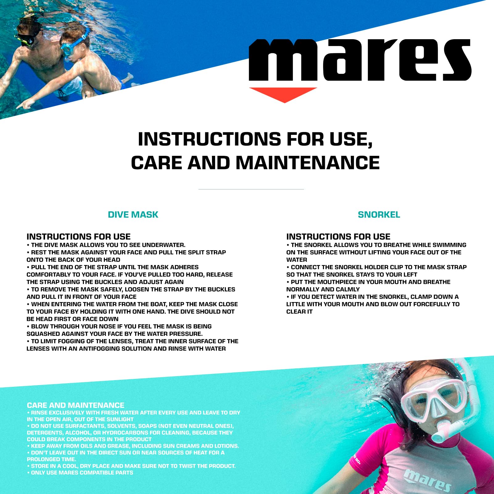 Mares Pirat Junior zestaw