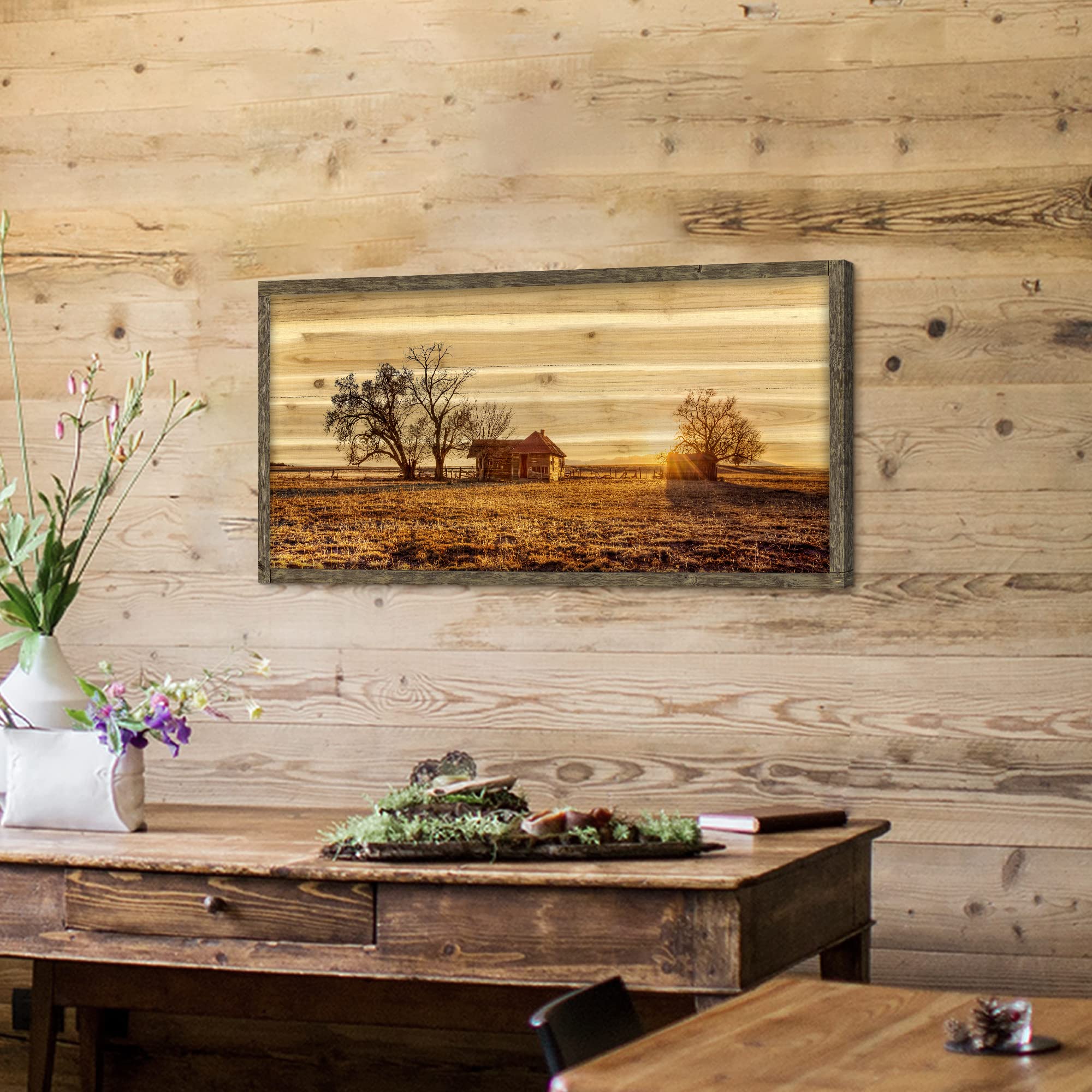 Farm house フォトフレーム　小物入れ Photo Holder, Shiplap Wall Decor, Entryway, Family Room