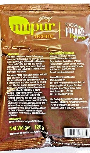 Miniatura 2 de Nupur Henna natural, 4.23 oz (paquete de 4) o cabello sedoso y brillante