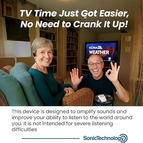 Miniatura 3 de SuperEar Modelo SE7500 para Personas Mayores - Amplificadores Auditivos para Personas Mayores y Adultos Mayores, Amplificador de Sonido Personal