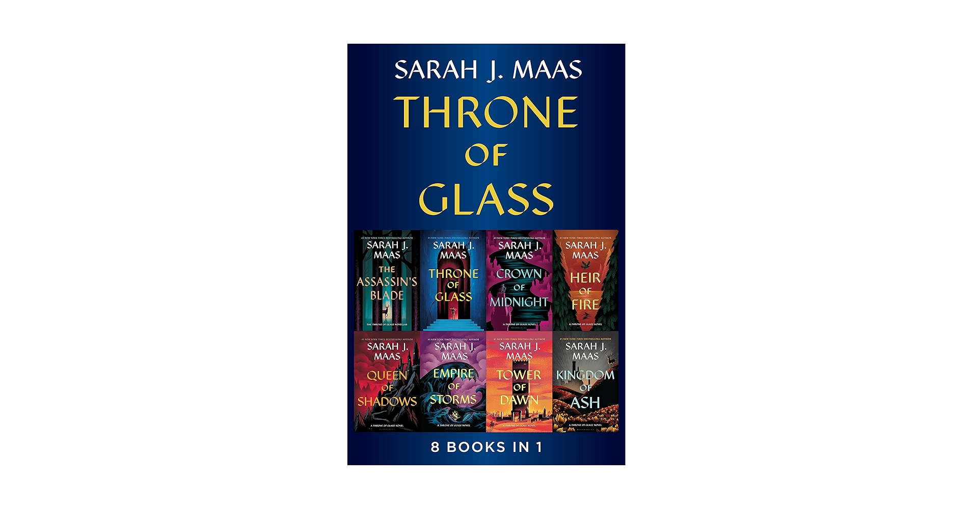 洋書 5 books, Sarah J. Mass, Throne of Glass Amazon.com: Throne of Glass Paperback Box Set: 9781639733408